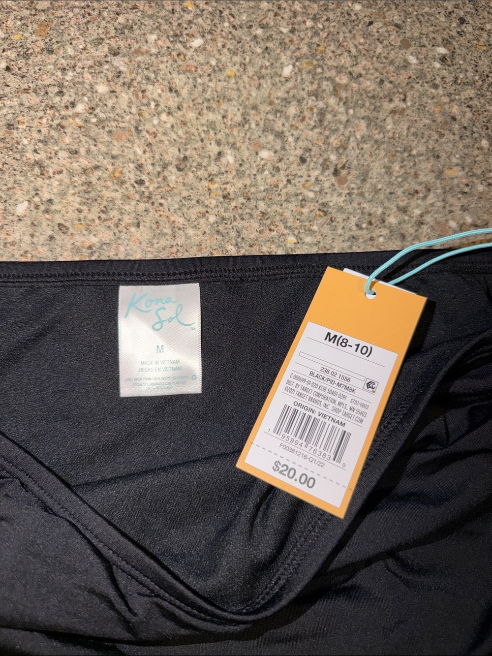 Kona Sol High-Waist Swim Bottoms in Black - Picture 2 of 2